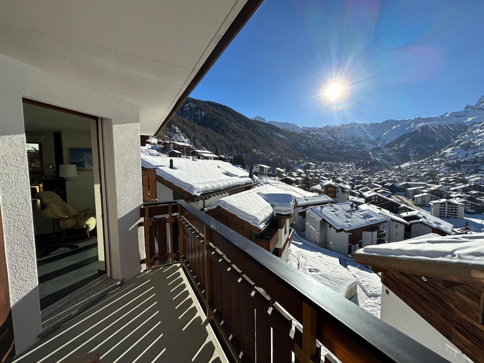 Modern Self-Catering Apartment With Matterhorn Views Zermatt Buitenkant foto