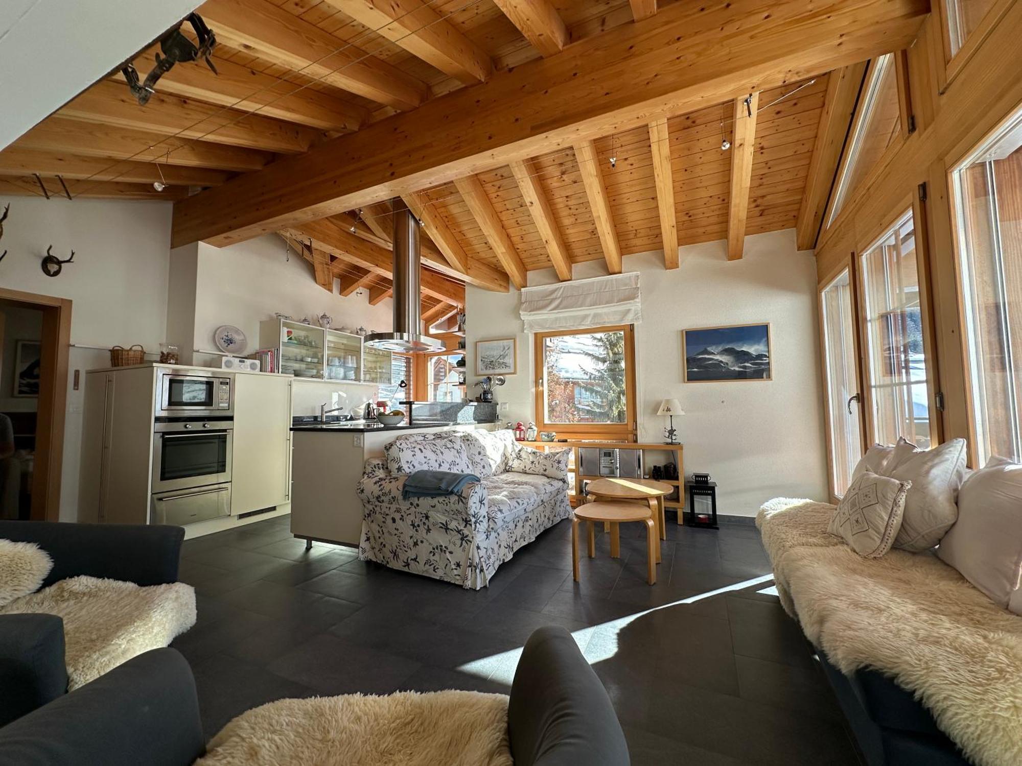Modern Self-Catering Apartment With Matterhorn Views Zermatt Buitenkant foto